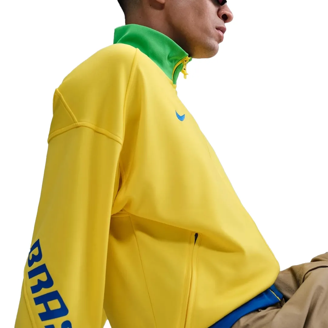 Nike Jaqueta FZ9388-718 M BRASIL ACDPR ANTH Amarelo Poliester -1-